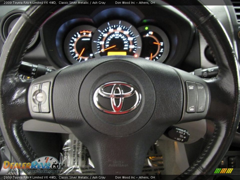 2009 Toyota RAV4 Limited V6 4WD Classic Silver Metallic / Ash Gray Photo #14