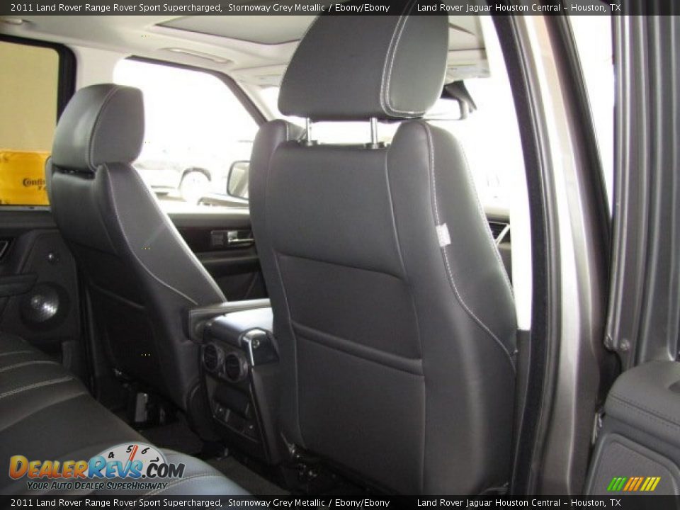 2011 Land Rover Range Rover Sport Supercharged Stornoway Grey Metallic / Ebony/Ebony Photo #27