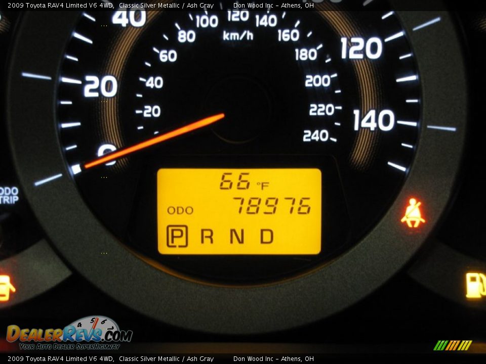 2009 Toyota RAV4 Limited V6 4WD Classic Silver Metallic / Ash Gray Photo #17