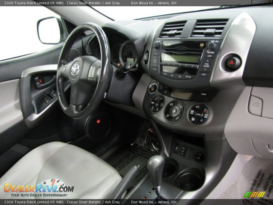 2009 Toyota RAV4 Limited V6 4WD Classic Silver Metallic / Ash Gray Photo #18