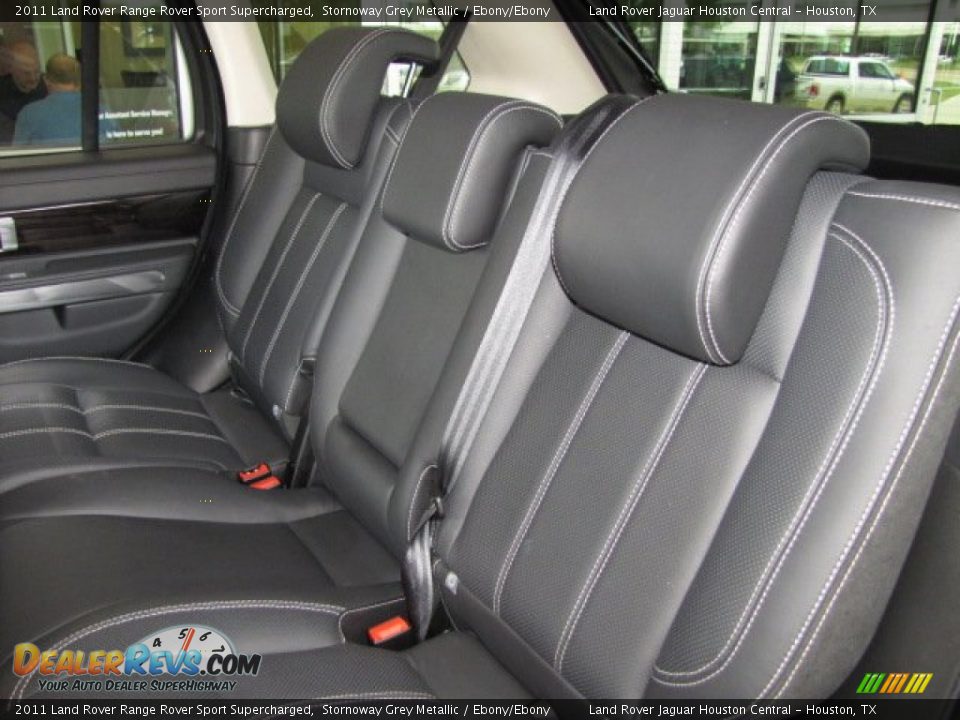 Rear Seat of 2011 Land Rover Range Rover Sport Supercharged Photo #31