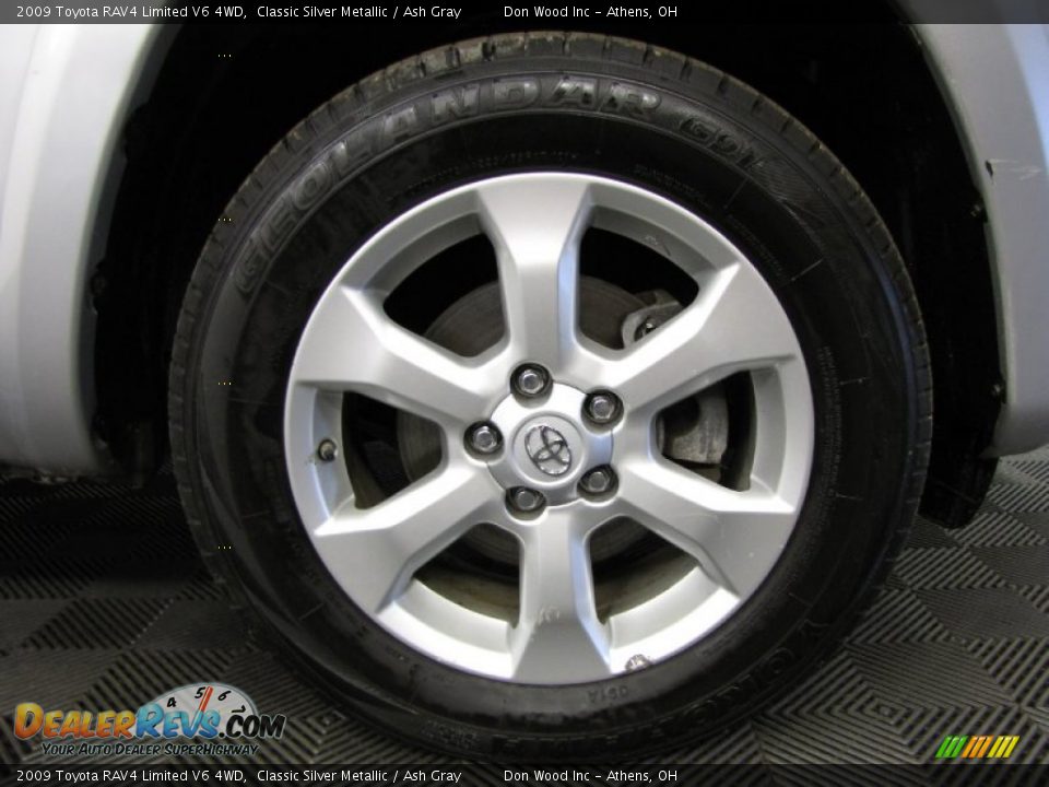 2009 Toyota RAV4 Limited V6 4WD Classic Silver Metallic / Ash Gray Photo #21