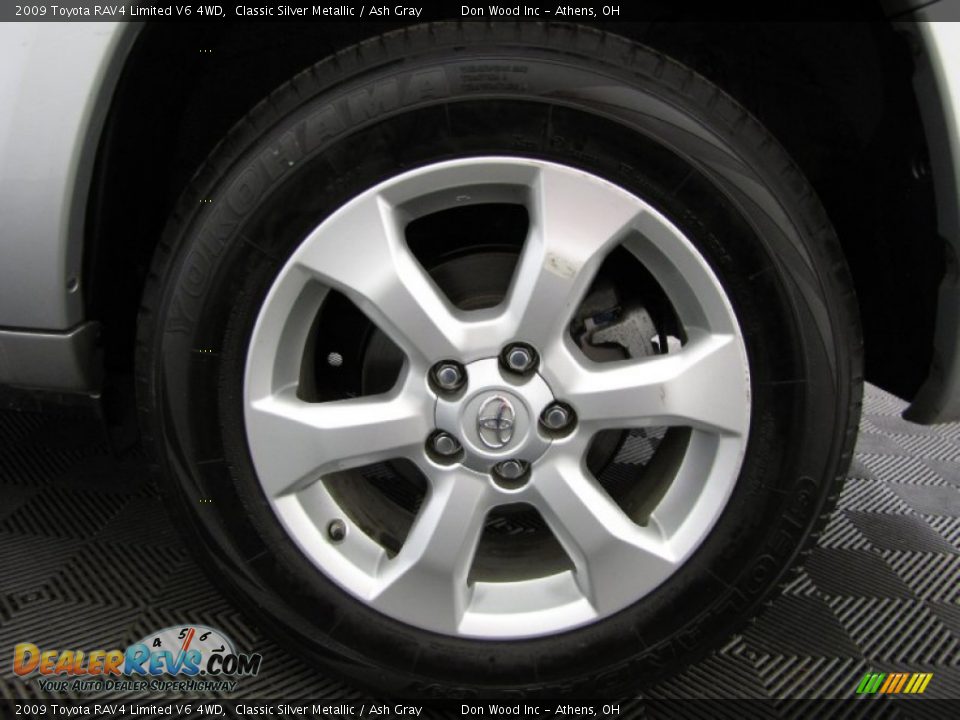 2009 Toyota RAV4 Limited V6 4WD Classic Silver Metallic / Ash Gray Photo #22