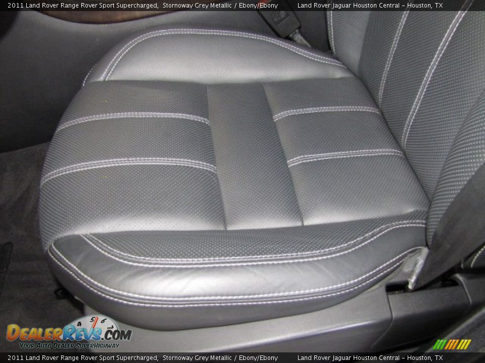 2011 Land Rover Range Rover Sport Supercharged Stornoway Grey Metallic / Ebony/Ebony Photo #36