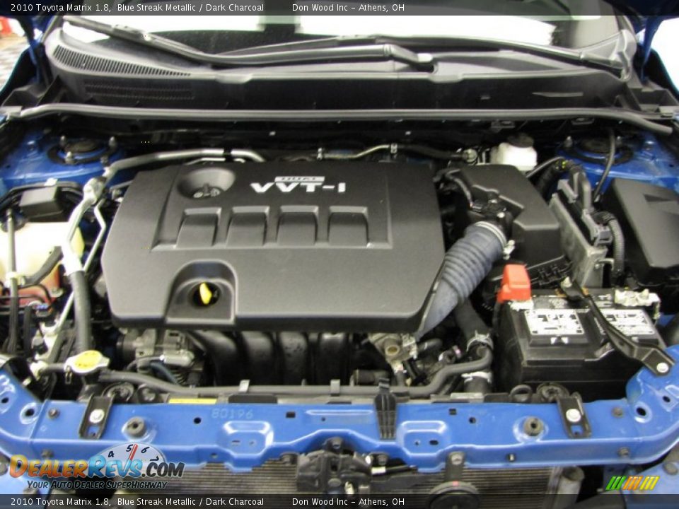 2010 Toyota Matrix 1.8 Blue Streak Metallic / Dark Charcoal Photo #5
