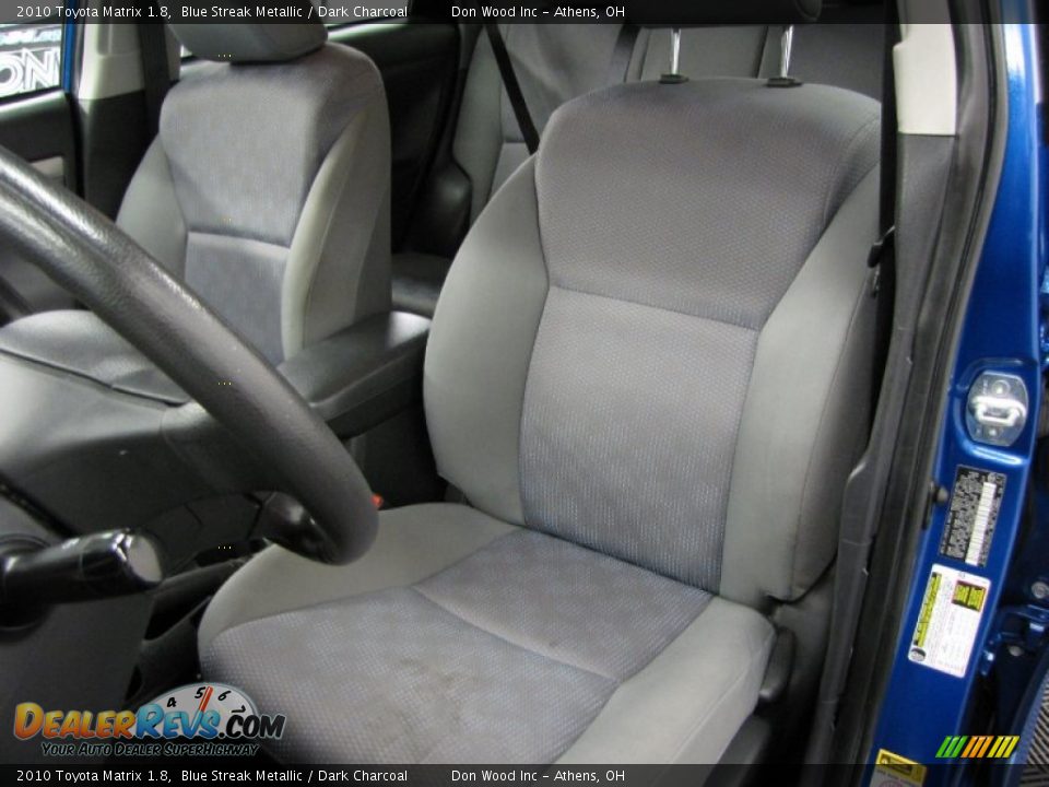 2010 Toyota Matrix 1.8 Blue Streak Metallic / Dark Charcoal Photo #6