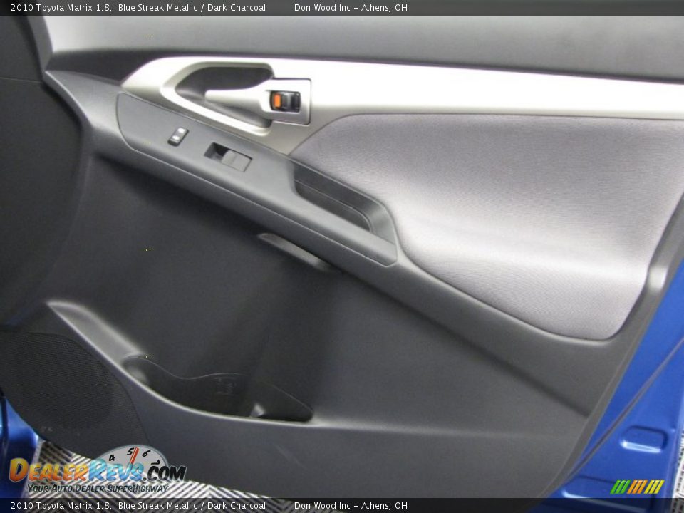 2010 Toyota Matrix 1.8 Blue Streak Metallic / Dark Charcoal Photo #14