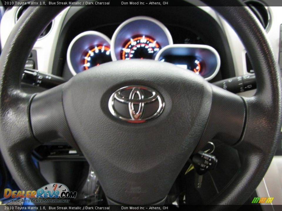 2010 Toyota Matrix 1.8 Blue Streak Metallic / Dark Charcoal Photo #15