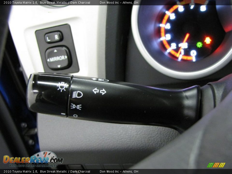 2010 Toyota Matrix 1.8 Blue Streak Metallic / Dark Charcoal Photo #16