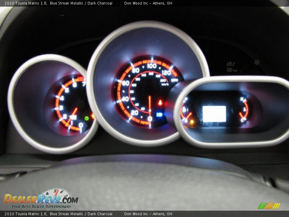 2010 Toyota Matrix 1.8 Blue Streak Metallic / Dark Charcoal Photo #19