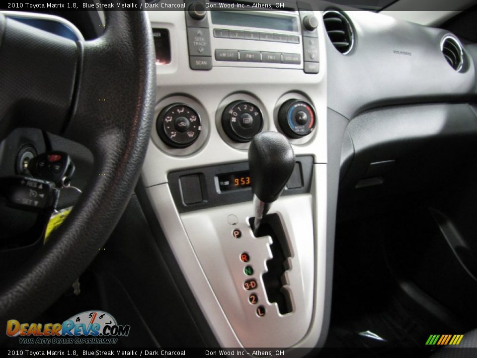 2010 Toyota Matrix 1.8 Blue Streak Metallic / Dark Charcoal Photo #22