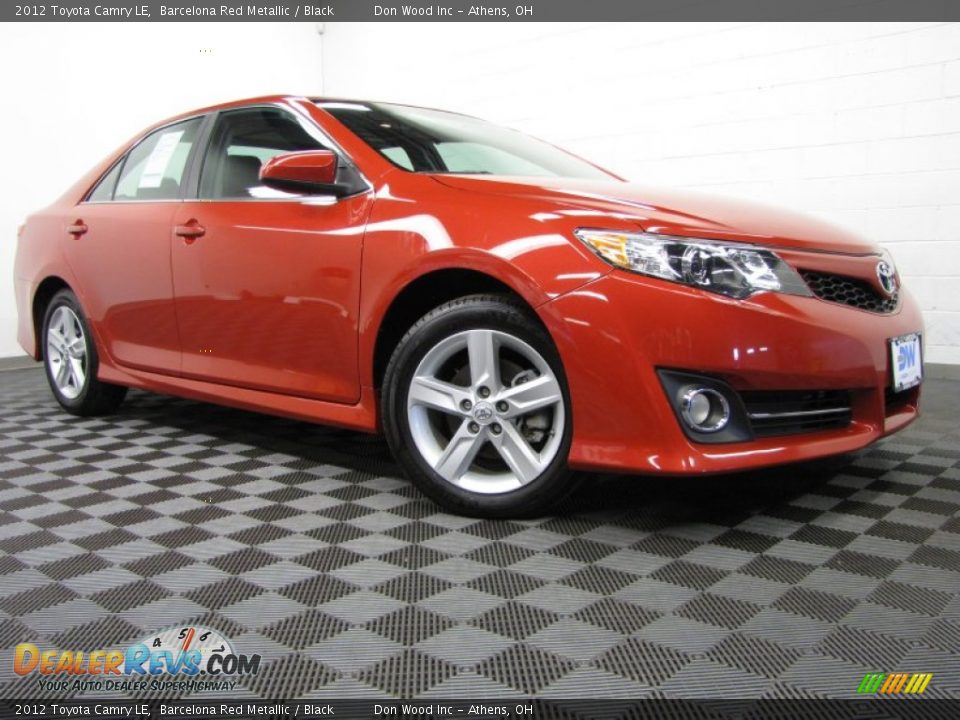2012 Toyota Camry LE Barcelona Red Metallic / Black Photo #1