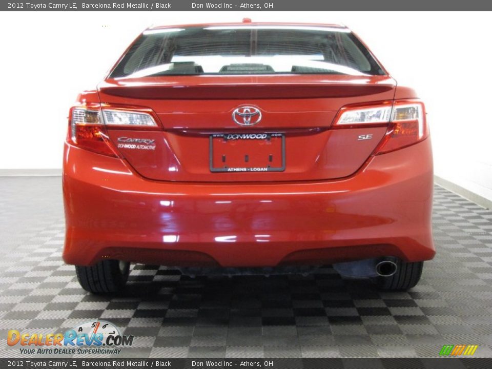 2012 Toyota Camry LE Barcelona Red Metallic / Black Photo #4
