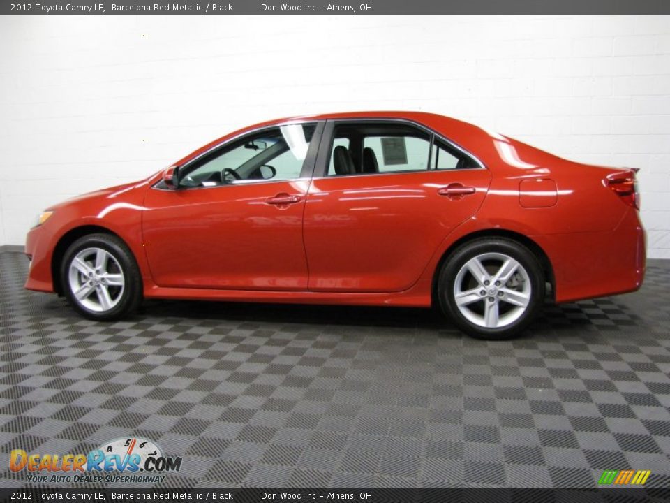 2012 Toyota Camry LE Barcelona Red Metallic / Black Photo #6