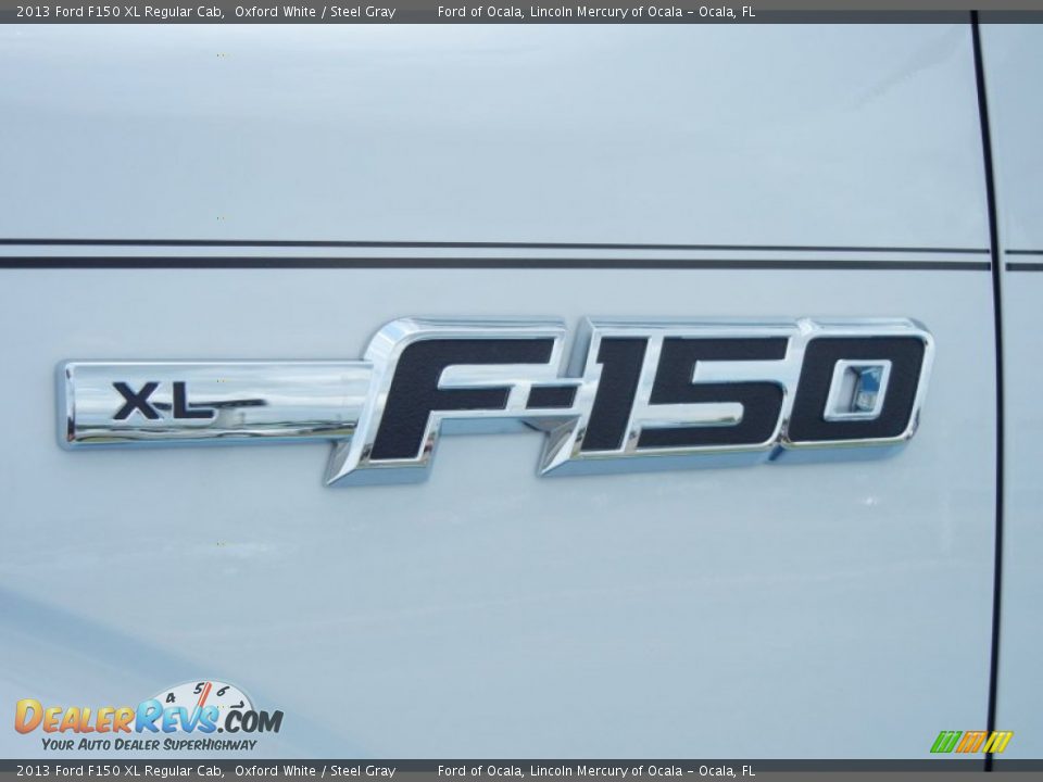 2013 Ford F150 XL Regular Cab Oxford White / Steel Gray Photo #5