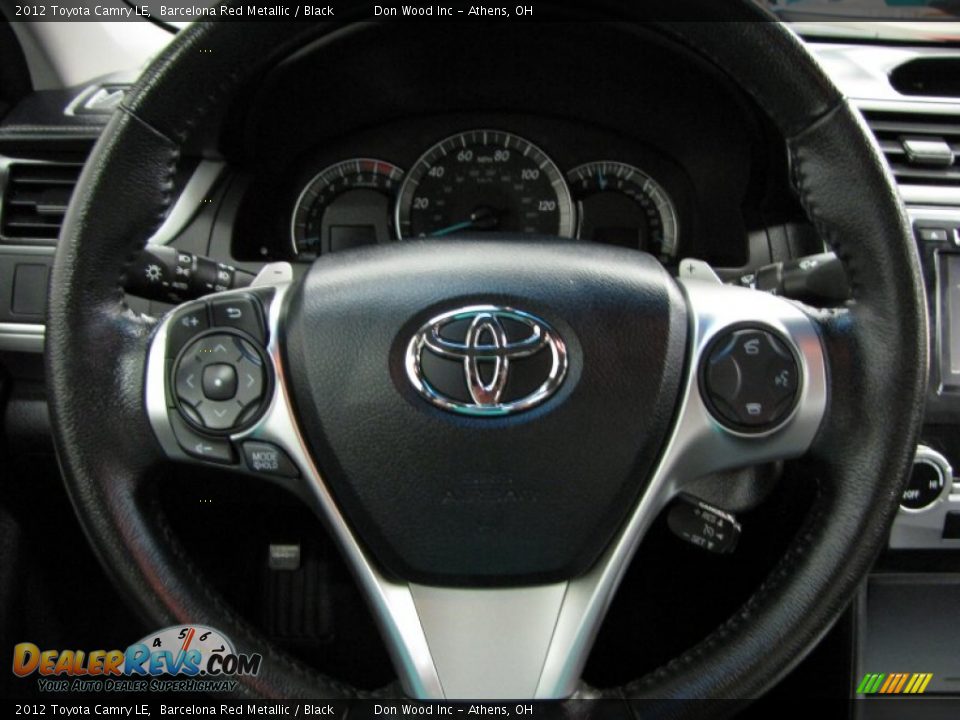 2012 Toyota Camry LE Barcelona Red Metallic / Black Photo #18