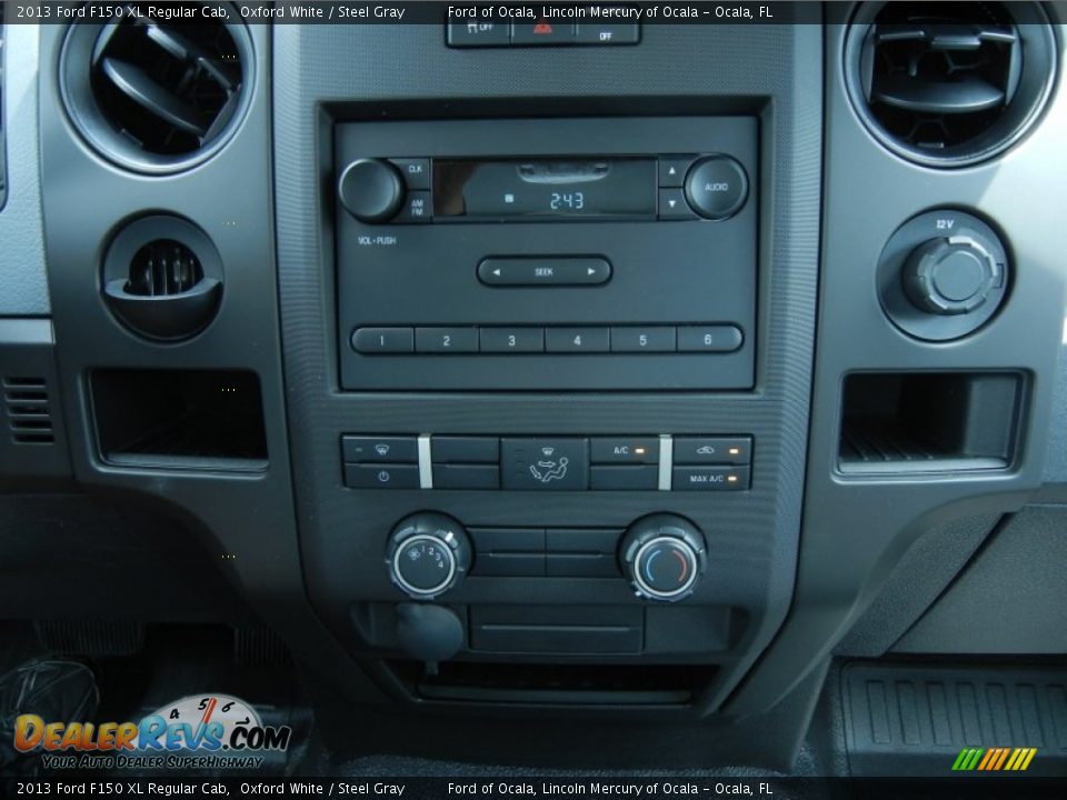 2013 Ford F150 XL Regular Cab Oxford White / Steel Gray Photo #9