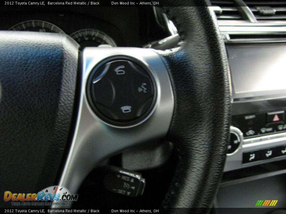 2012 Toyota Camry LE Barcelona Red Metallic / Black Photo #22
