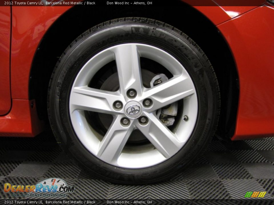 2012 Toyota Camry LE Barcelona Red Metallic / Black Photo #29
