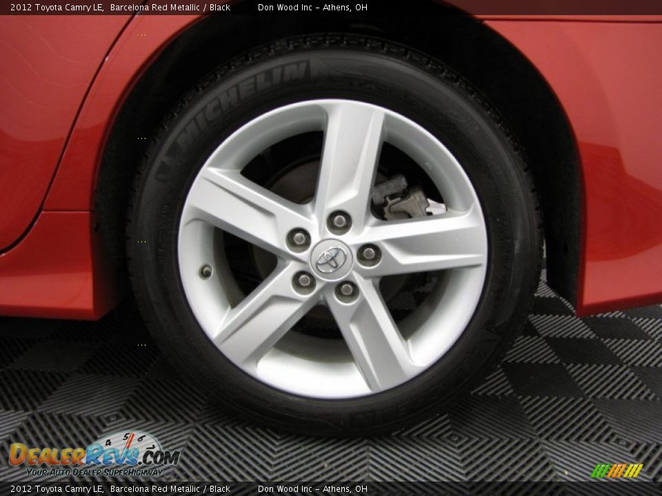 2012 Toyota Camry LE Barcelona Red Metallic / Black Photo #30