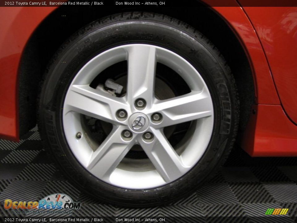 2012 Toyota Camry LE Barcelona Red Metallic / Black Photo #31