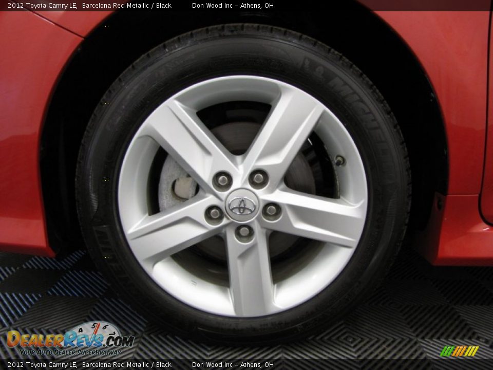 2012 Toyota Camry LE Barcelona Red Metallic / Black Photo #32