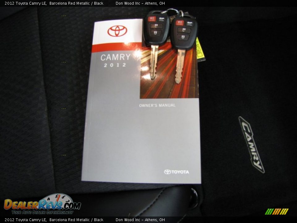 2012 Toyota Camry LE Barcelona Red Metallic / Black Photo #33