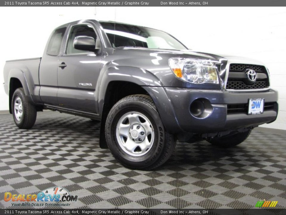 2011 Toyota Tacoma SR5 Access Cab 4x4 Magnetic Gray Metallic / Graphite Gray Photo #1