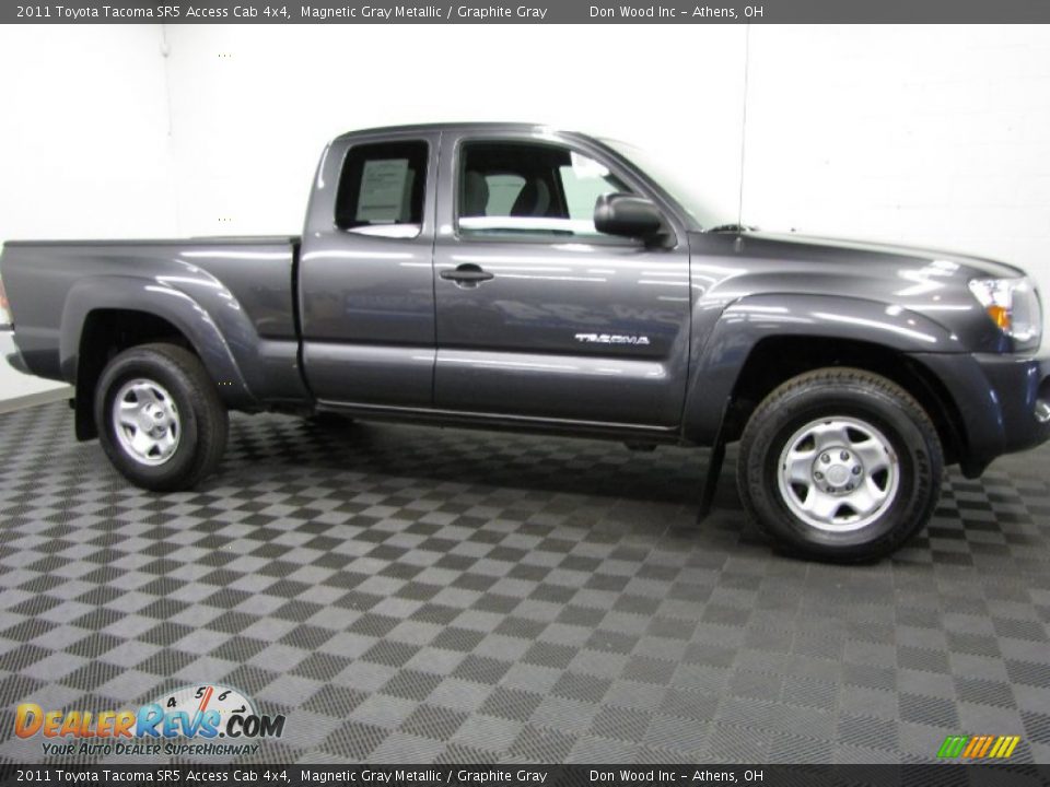 2011 Toyota Tacoma SR5 Access Cab 4x4 Magnetic Gray Metallic / Graphite Gray Photo #3