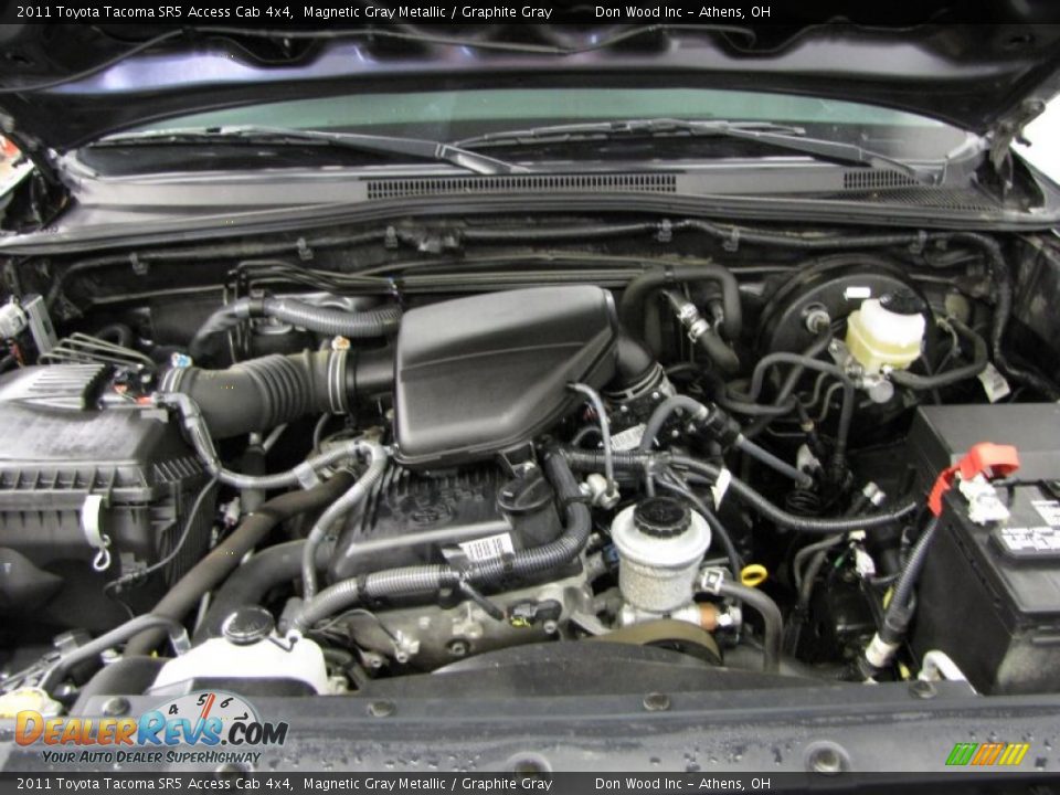 2011 Toyota Tacoma SR5 Access Cab 4x4 Magnetic Gray Metallic / Graphite Gray Photo #6