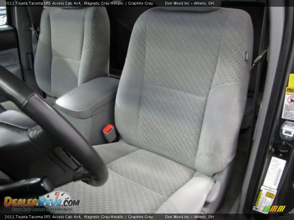 2011 Toyota Tacoma SR5 Access Cab 4x4 Magnetic Gray Metallic / Graphite Gray Photo #7