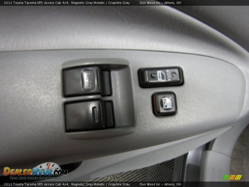 2011 Toyota Tacoma SR5 Access Cab 4x4 Magnetic Gray Metallic / Graphite Gray Photo #12