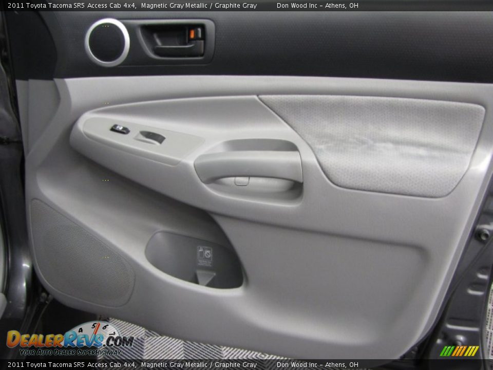 2011 Toyota Tacoma SR5 Access Cab 4x4 Magnetic Gray Metallic / Graphite Gray Photo #14