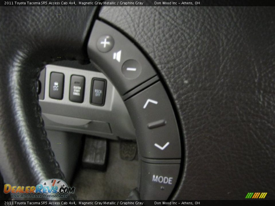 2011 Toyota Tacoma SR5 Access Cab 4x4 Magnetic Gray Metallic / Graphite Gray Photo #16