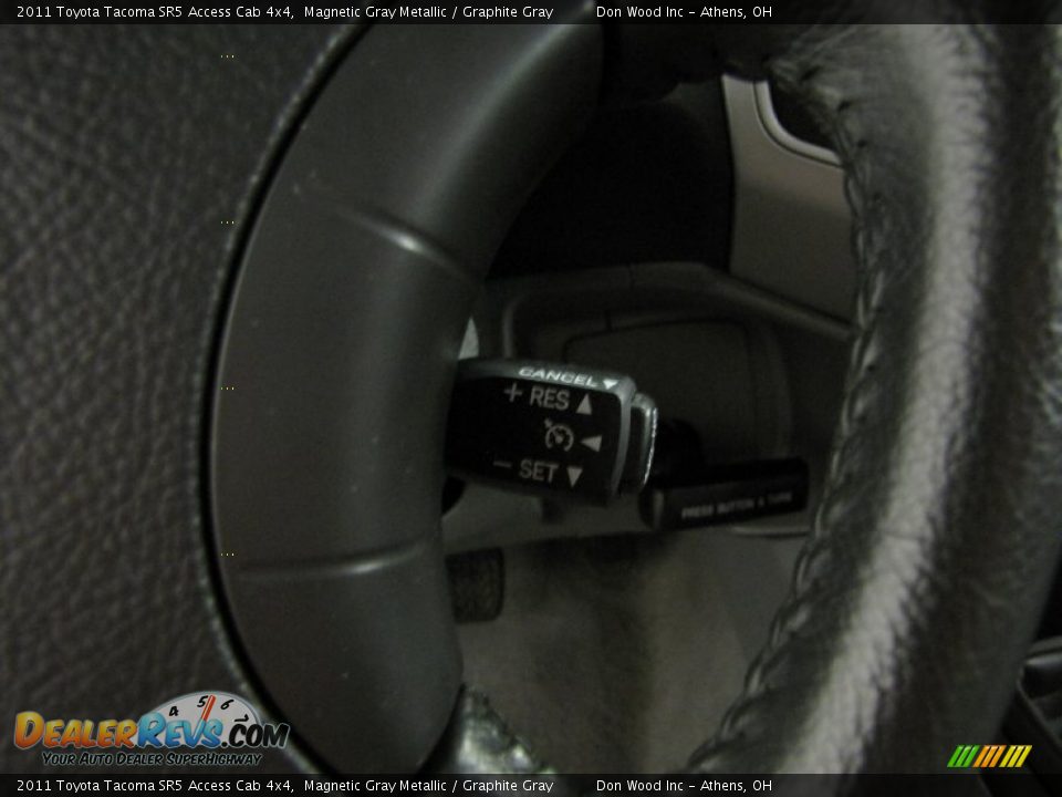 2011 Toyota Tacoma SR5 Access Cab 4x4 Magnetic Gray Metallic / Graphite Gray Photo #17