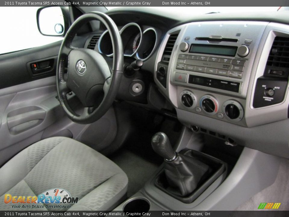 2011 Toyota Tacoma SR5 Access Cab 4x4 Magnetic Gray Metallic / Graphite Gray Photo #22