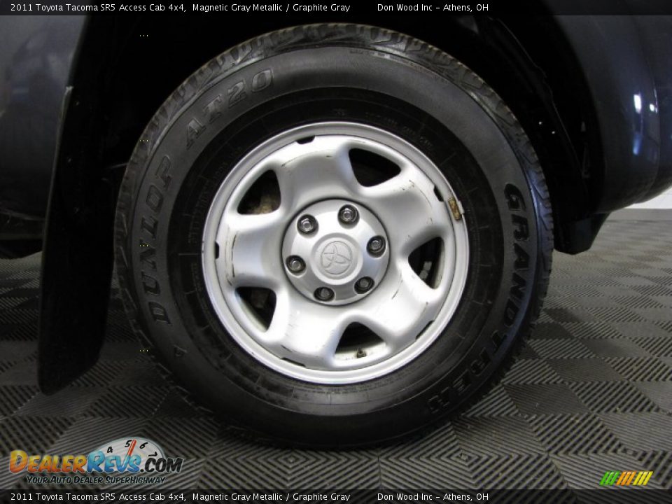 2011 Toyota Tacoma SR5 Access Cab 4x4 Magnetic Gray Metallic / Graphite Gray Photo #24