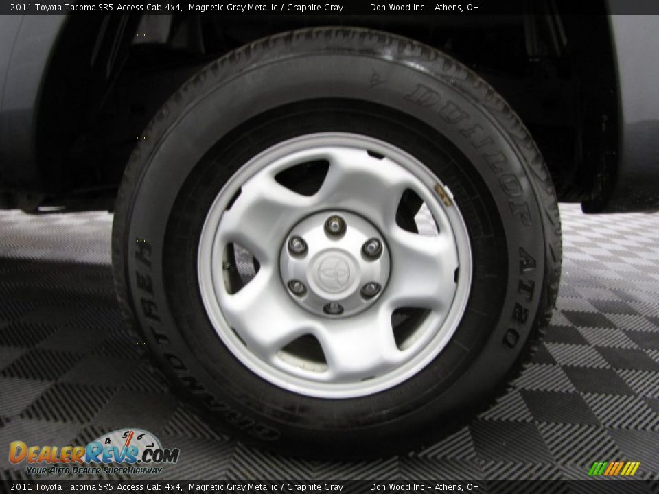 2011 Toyota Tacoma SR5 Access Cab 4x4 Magnetic Gray Metallic / Graphite Gray Photo #25