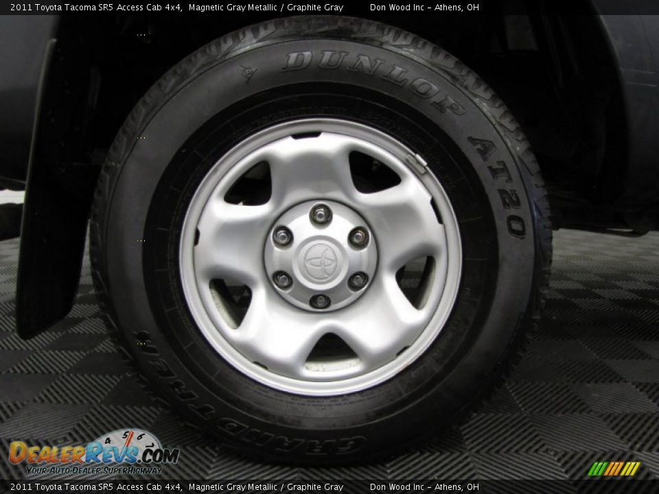2011 Toyota Tacoma SR5 Access Cab 4x4 Magnetic Gray Metallic / Graphite Gray Photo #26