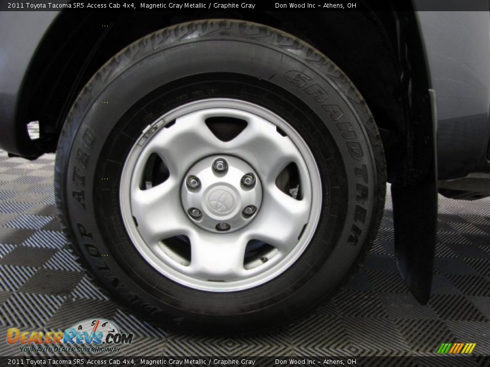 2011 Toyota Tacoma SR5 Access Cab 4x4 Magnetic Gray Metallic / Graphite Gray Photo #27