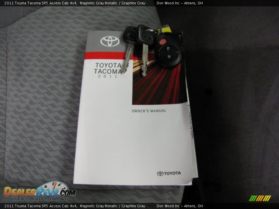2011 Toyota Tacoma SR5 Access Cab 4x4 Magnetic Gray Metallic / Graphite Gray Photo #28