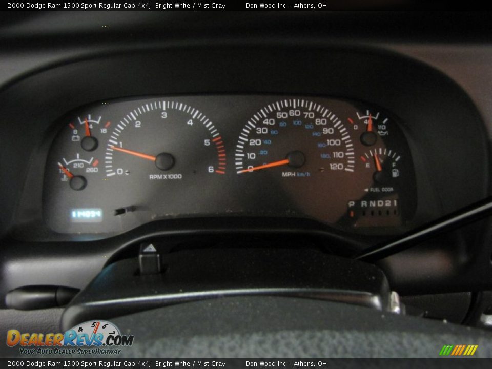 2000 Dodge Ram 1500 Sport Regular Cab 4x4 Gauges Photo #15