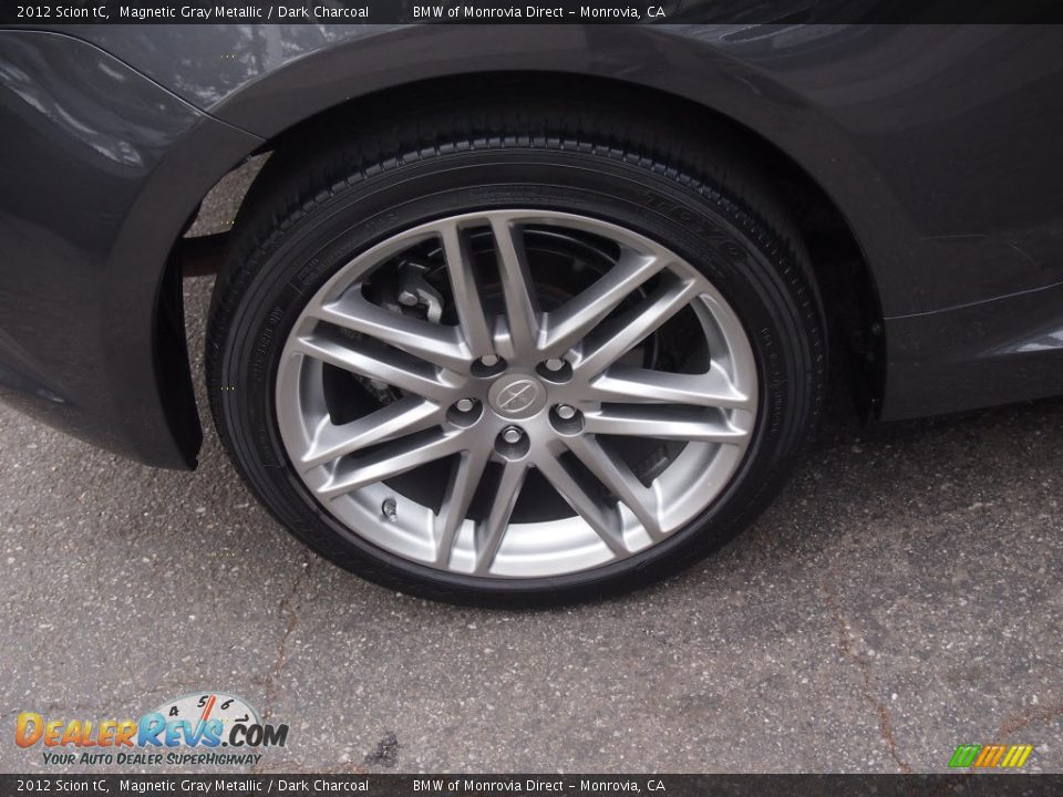 2012 Scion tC Magnetic Gray Metallic / Dark Charcoal Photo #3