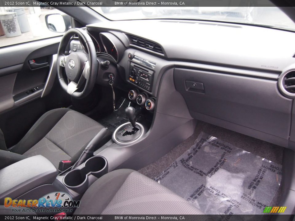 2012 Scion tC Magnetic Gray Metallic / Dark Charcoal Photo #5