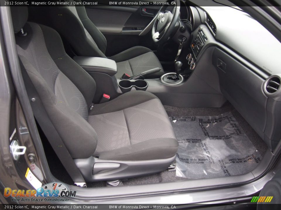 2012 Scion tC Magnetic Gray Metallic / Dark Charcoal Photo #6
