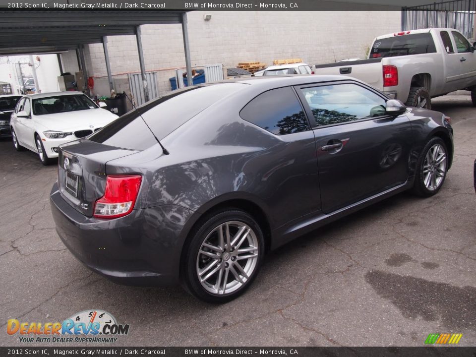 2012 Scion tC Magnetic Gray Metallic / Dark Charcoal Photo #8