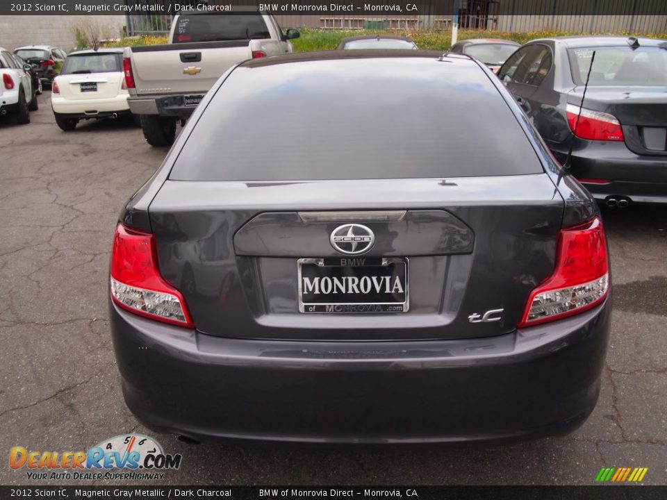2012 Scion tC Magnetic Gray Metallic / Dark Charcoal Photo #9