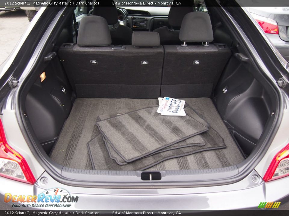 2012 Scion tC Magnetic Gray Metallic / Dark Charcoal Photo #10