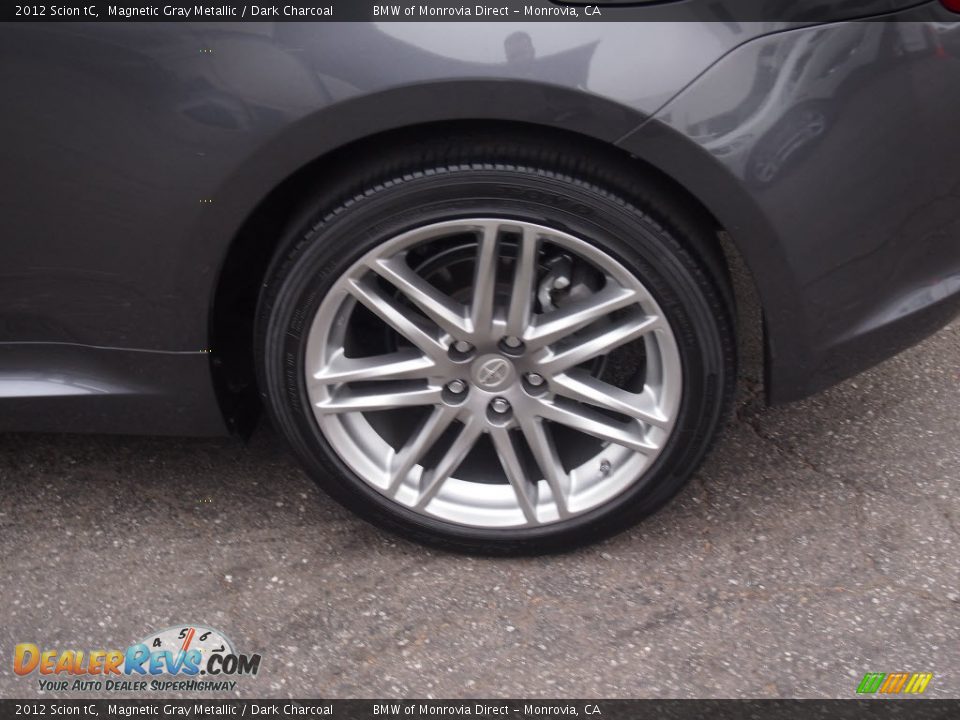 2012 Scion tC Magnetic Gray Metallic / Dark Charcoal Photo #12