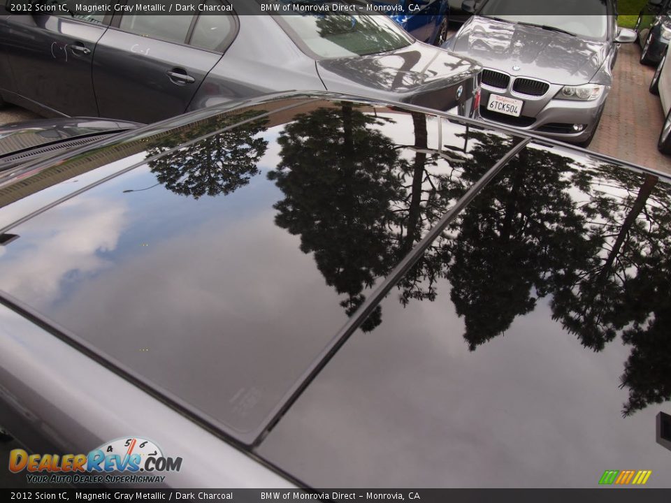 2012 Scion tC Magnetic Gray Metallic / Dark Charcoal Photo #13
